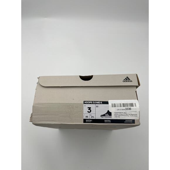 Adidas Hoops 3.0 Low Sneaker - Size 3Y - NIB - Picture 6 of 7